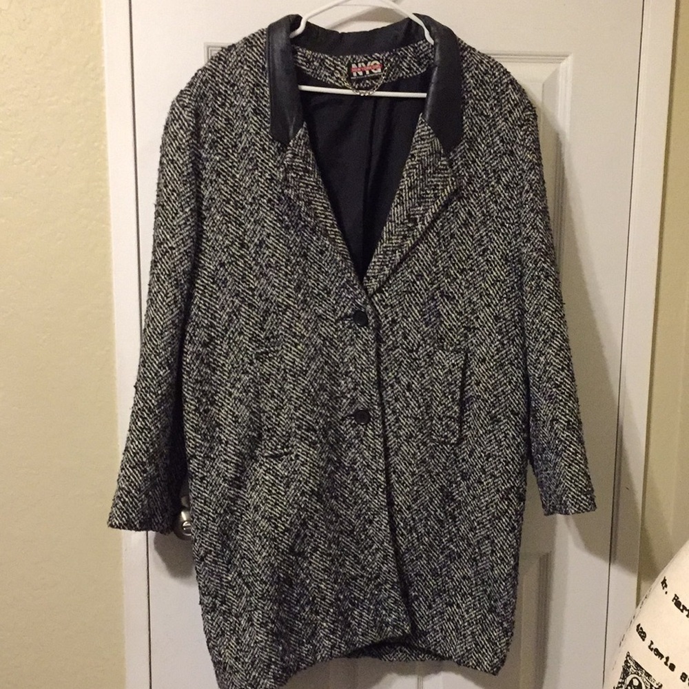 Vintage New York girl women coats size L